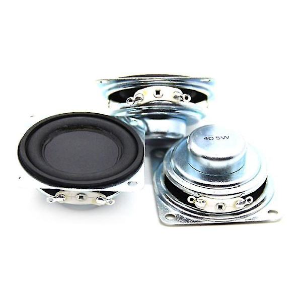 2 st Audiohögtalare 4 5W 45mm Full Range Högtalare DIY Ljud Minihögtalare för Hemmabio