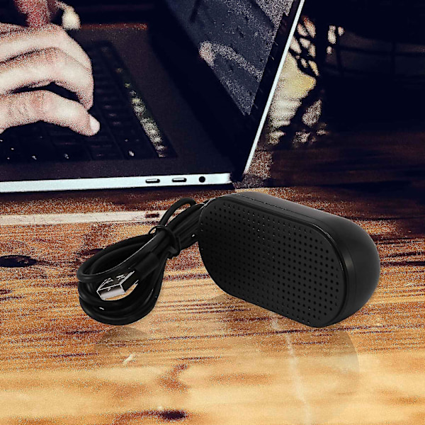 USB-högtalare Bärbar Högtalare Drivs Stereo Multimedia Högtalare För Notebook Laptop PC (Svart)