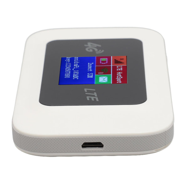 4G WiFi Router Micro SIM Card Slot 150 Mbps Over 10 brugere 2100mAh Plug and Play Mobile WiFi Hotspot for Europa Asien
