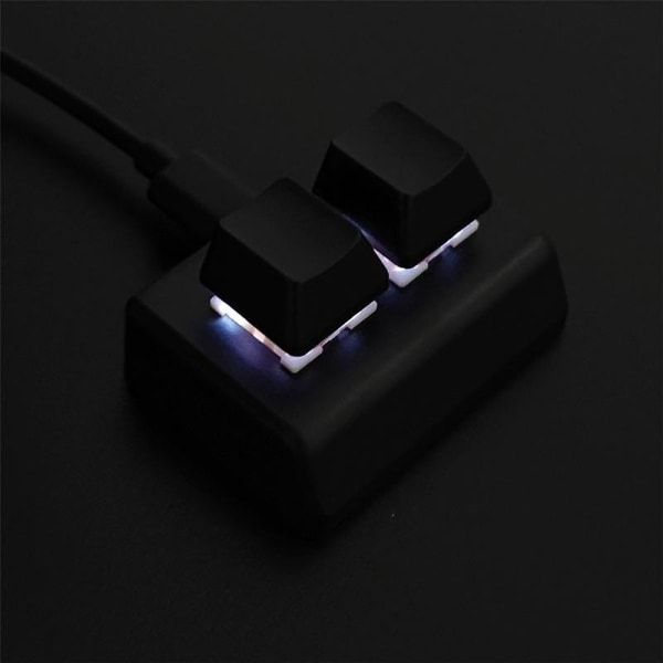 2-Tast Macro Programmerings Tastatur Rgb Mini Tastatur Gaming Tegning Rød Switch Tilpasset Tastatur Osu G