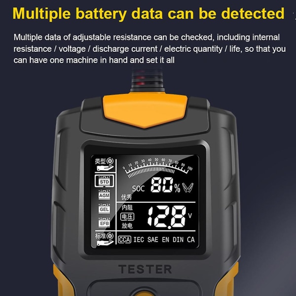 12v/24v bilbatteritestare Digital Automotive Diagnostic Battery Tester Analyzer
