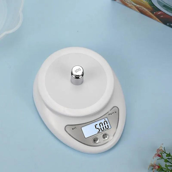1 kpl 5 kg LED Kannettava Digitaalinen Vaaka Ruokavaaka Painonmittaus Keittiö Elektroniset Vaaka Pieni Vaaka Punnitus Grammoissa SMTX