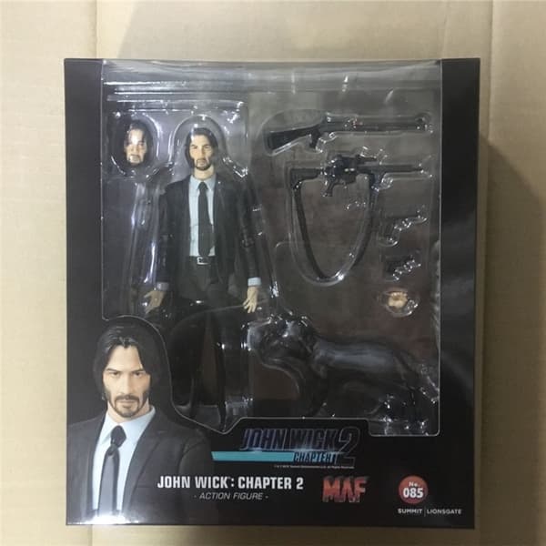 MAFEX 085 MAF John Wick 6-tommer Actionfigur
