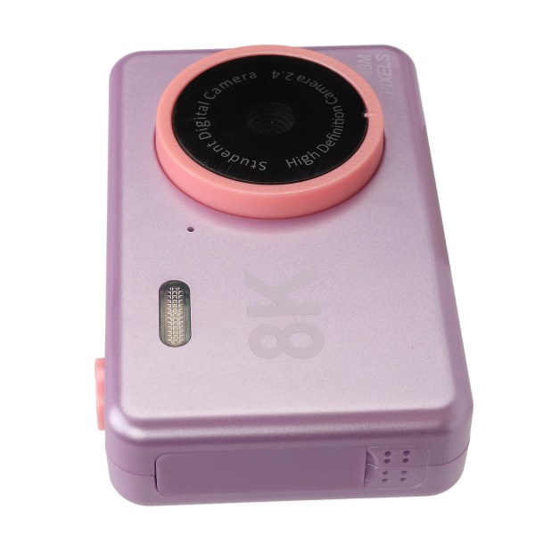 Børne digitalkamera 48mp Hd dobbeltkamera 2,4 tommer Ips-skærm Bærbar Kompakt Sødt Selfie-kamera Til Børn Drenge Piger Jul Fødselsdagsgaver