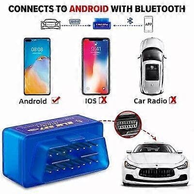 ELM327 Mini V2.1 Bluetooth Detektor OBD Bluetooth Bilfejldetektor OBD2