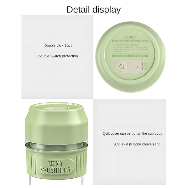 Bärbar Hushållsjuice Extraherare Laddningsbar Juice Extraherare Liten Juice Extraherare Mini Juice Extraherare Kopp