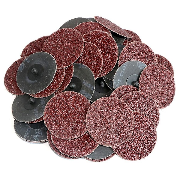 50 kpl 36 karkeus 2'' Roll Lock -hiomapaperi Hiomalaikat Tyyppi R Roloc Hiomakone Hiomatarvike