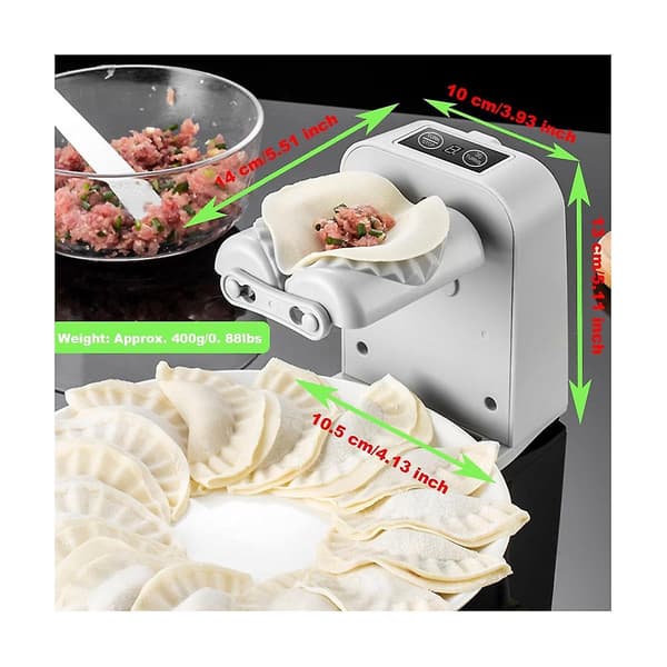 Automatisk Elektrisk Dumplingmaskin Dumplingform Pressing Dumpling Skin Form Automatisk Tilbehør