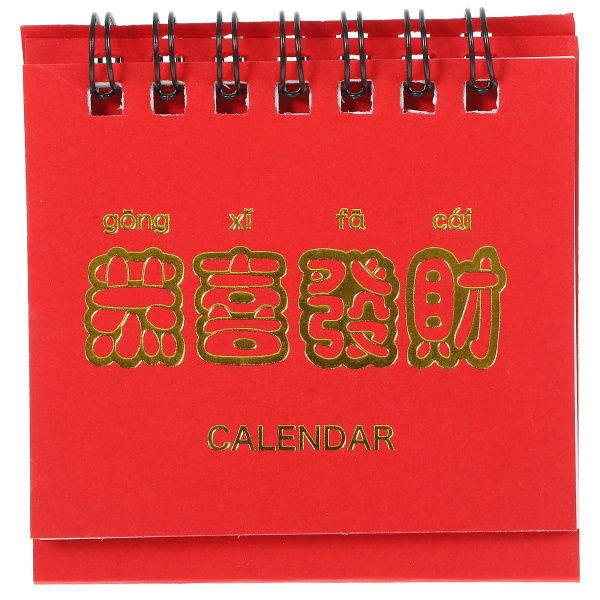 Minikalender 2024 Bordplade Lille kalender Skrivebordskalender Minikalenderindretning