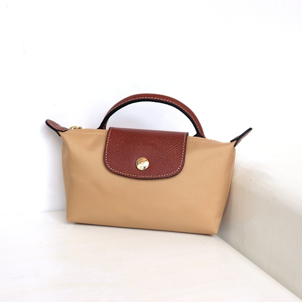 Longchamp mini dumpling -laukku crossbody käsilaukku naisten laukku mini pieni laukku rei'ityksellä ja olkahihnalla