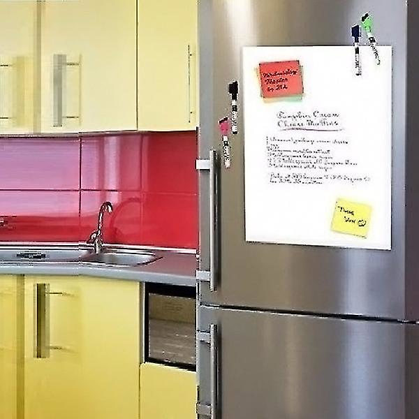 Flexibel A3 Magnetisk Vittavla Kylskåp Hem Kontor Påminnelse Magnet Torktorrtavla