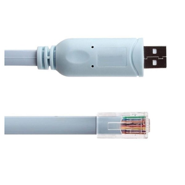 USB RJ45 Cisco-konsollkabel 6 fot FTDI Windows 8, 7, Vista, MAC, Linux RS232