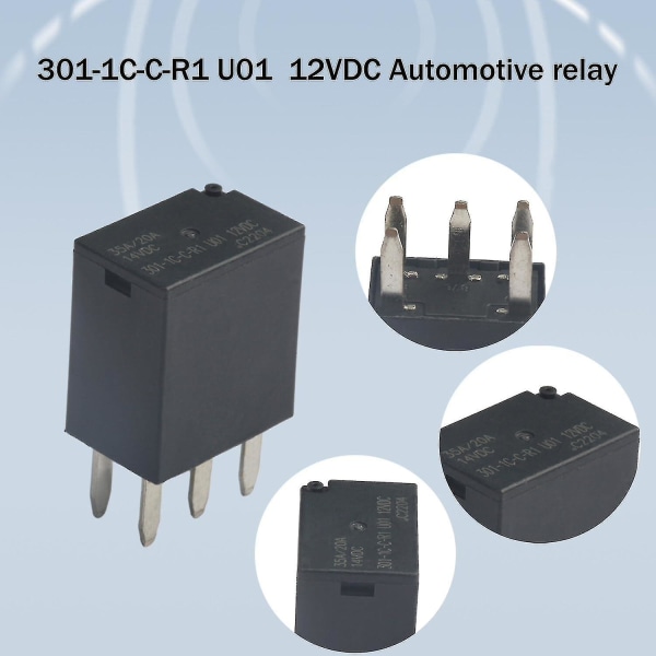 2 stk 301-1c-c-r1 U01 12vdc 35a Automotive Relay