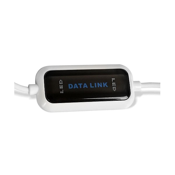 USB 2.0 PC til PC Online Deling Synkronisering Kobling Nett Direkte Data Filoverføring Bro LED Kabel Enkel Kopiering Vær