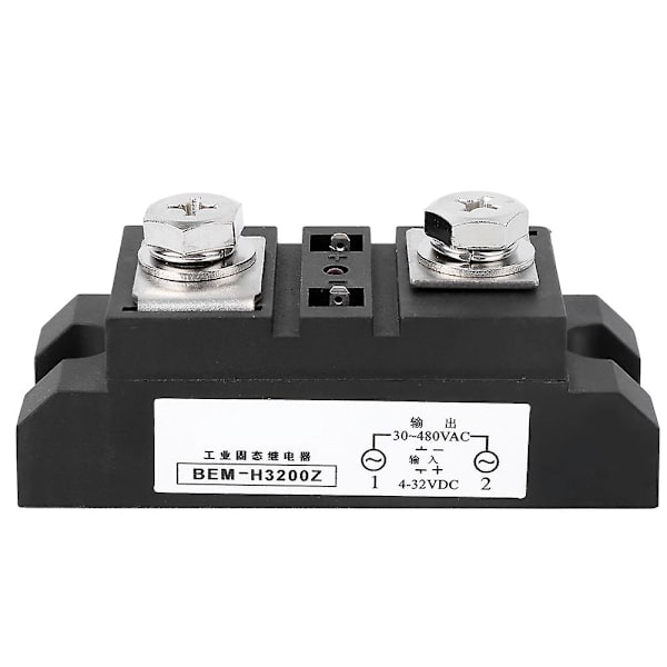 200A Solid State Relay BEM H3200Z, Industriell kvalitet, DC-styrning AC-elektrisk utrustning