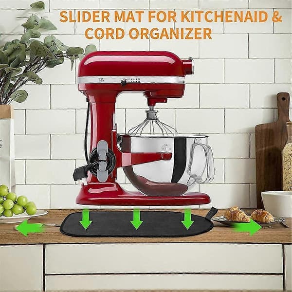 Glidemåtte til Kitchenaid røremaskine, glidemåtte kompatibel med Kitchenaid røremaskine tilbehør
