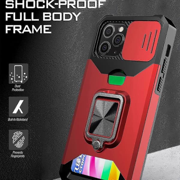 Skyvbart Kamera PC + TPU-deksel Passer For iPhone 12 Pro Max