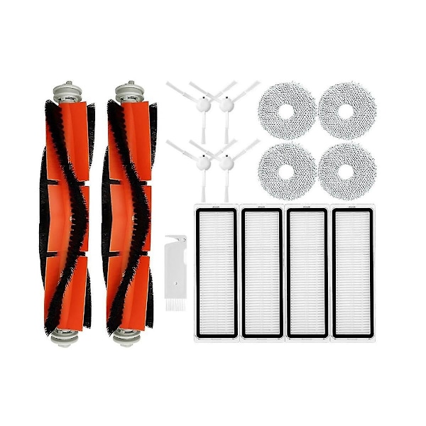 Reservedele til Robotstøvsuger S10+ / S10 Plus - Hovedsidebørste, HEPA-filter, Moppklud
