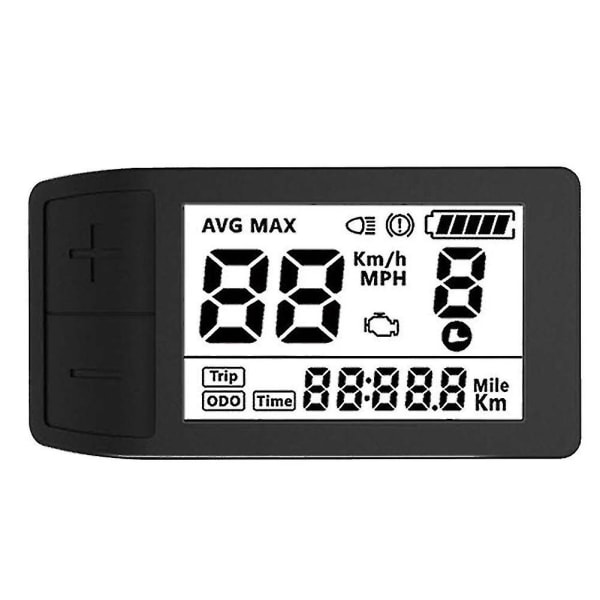 24v-52v El-sykkel 500s LCD-skjerm for BBS01 BBS02 Mid-Drive Motor Sykkel Ebike Datamaskin UART