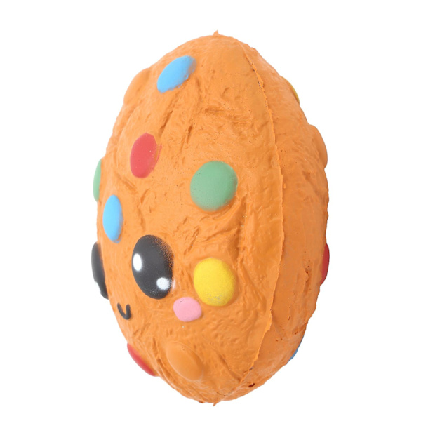 Kak-Cookies Choklad Kläm-Leksak, Långsamt Stigande Mjuk Söt Cartoon, Stressavlastande Leksak - Gul