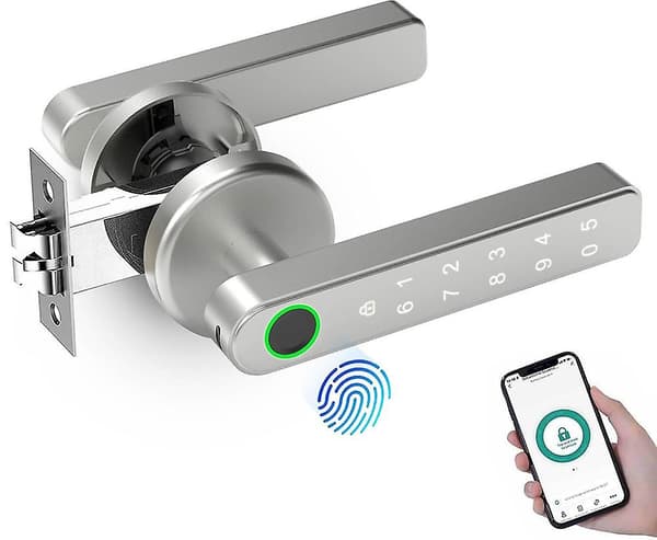 Smart Dörrlås, Fingeravtryckslås Set, Knappsatslås för Kontor, Hotell och Hemsäkerhet