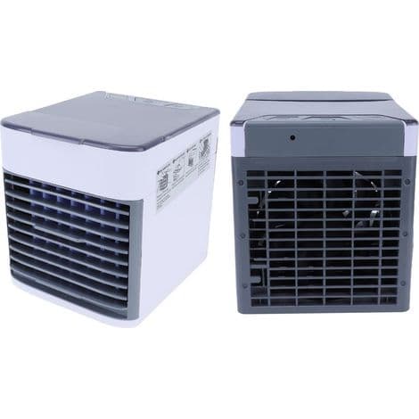 Mini bærbar USB-aircondition, køle- og befugterventilator. Elektrisk luftkøler til kontor og soveværelse