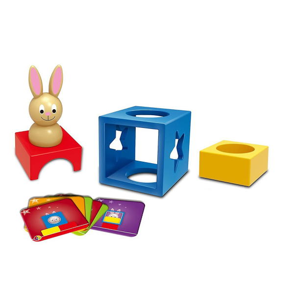Kids Bunny Puzzle Building Legetøj Forbedr fantasien Lyse farver Sjovt interaktivt pædagogisk legetøj