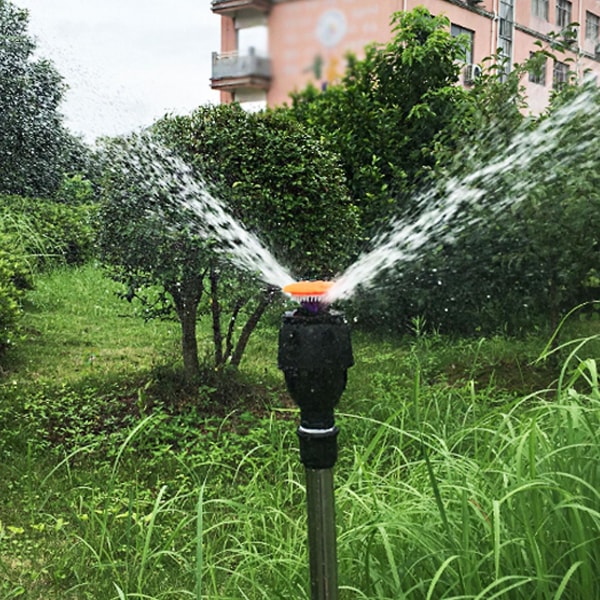 Roterende stativsprinkler 360 graders automatisk roterende vanningssprinkler, teleskopisk stativsprinkler for hage, hage