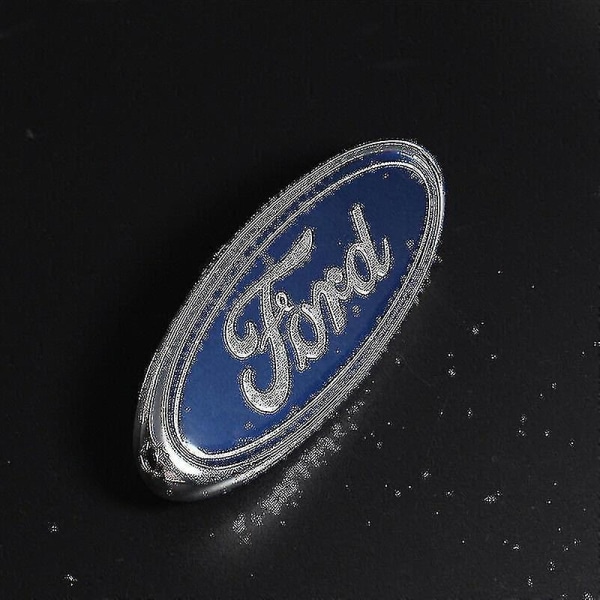 For Ford Badge Oval Blue/chrome 145x 60mm Front/bakre Emblem