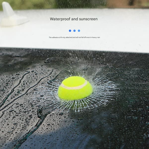 Bil 3D Stereo Bold Dekorationssticker til Vindue Baseball