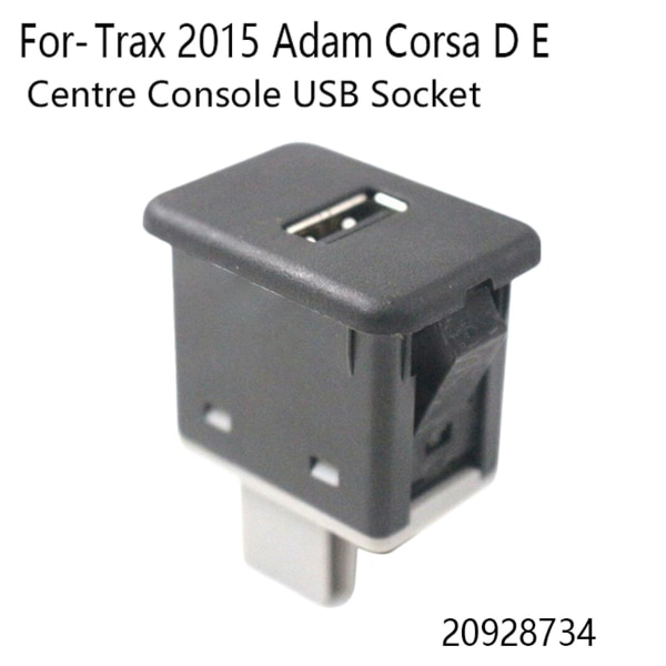 Bil Usb Port Center Console Usb Socket For- 2015 Opel Adam Corsa D E 20928734
