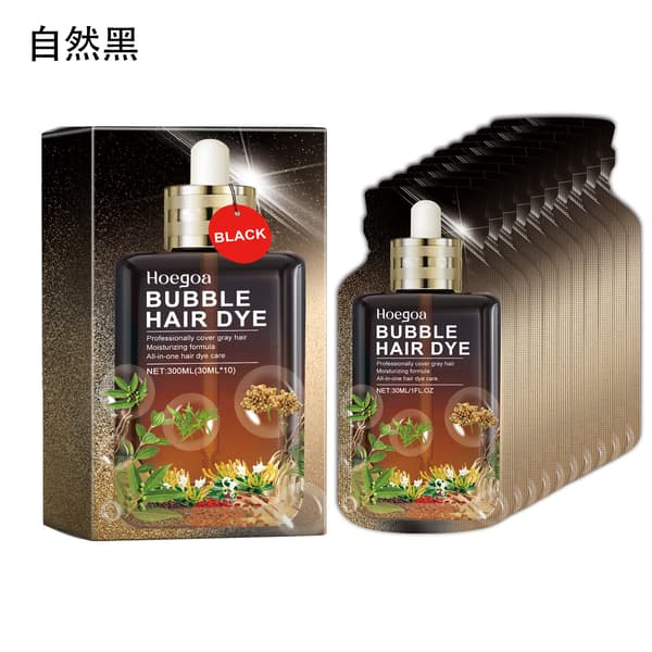 Hoegoa Växtbaserad Bubbelhårfärg (30 ml x 10 st/förpackning)