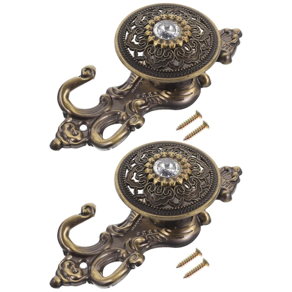 2 stk Gardin Kroker Dekorative Gardin Henger Gardin Alloy Kroker Hatt Kroker