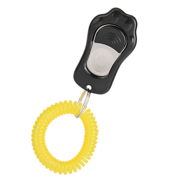 Pet Training Clicker 3 Gears Adjustable Paw Shaped with Wrist Strap