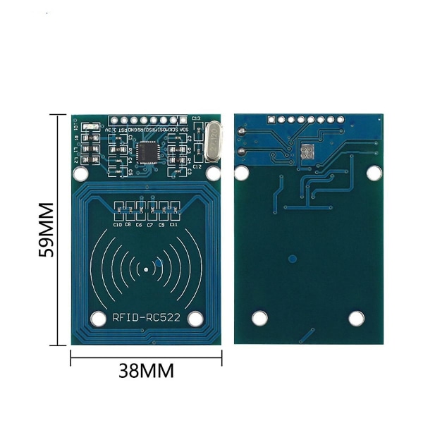 MFRC-522 RC-522 RC522 radiofrekvensmodul RFID IC-avkänningsmodul