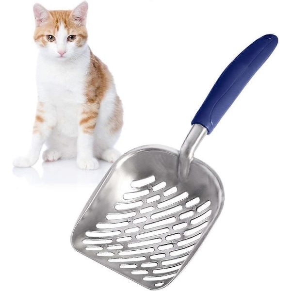 YIQI Kattströmskopa, Stark Metallströmskopa för Husdjur Hållbar Strömskopa (14 tum x 5,5 tum x 1,67 tum, Slumpmässig Färg Blå, Vit, Svart)