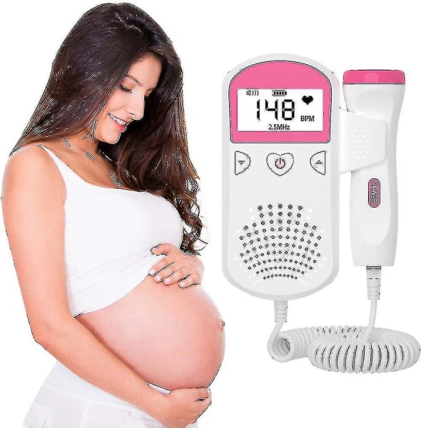LCD-näytön ultraäänitkuhälytin baby doppler raskaana oleville kotiraskaudelle baby syketunnistin Ei säteilyä