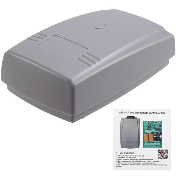 Tuya WIFI Garageportåbner 2-kanals 433mhz Universal Fast Rullende Kode Multi Brand Controller Switch