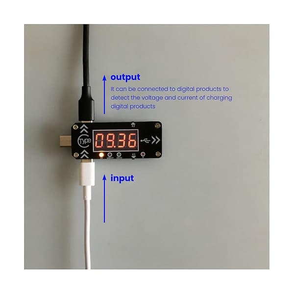 USB-opladningstriggeroplader Voltmeter Amperemeter 5v/9v/12v/15v/20v/pps Pd2.0 Pd3.0 Type-c USB Decoy D