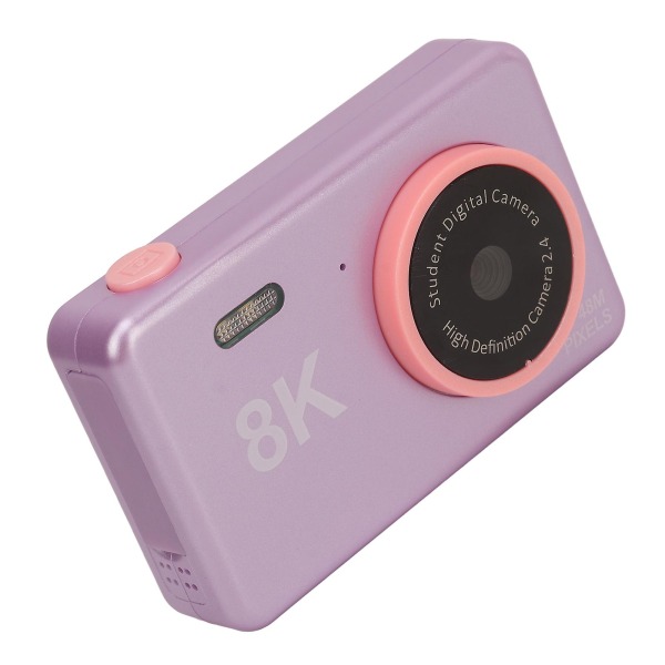 Børne digitalkamera 48mp Hd dobbeltkamera 2,4 tommer Ips-skærm Bærbar Kompakt Sødt Selfie-kamera Til Børn Drenge Piger Jul Fødselsdagsgaver
