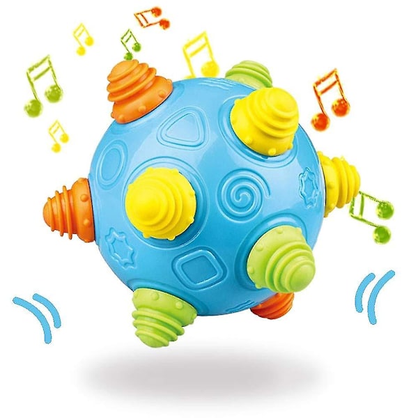 Baby Music Shake Dancing Ball Toy, Free Bouncing Sensory Developmental Ball