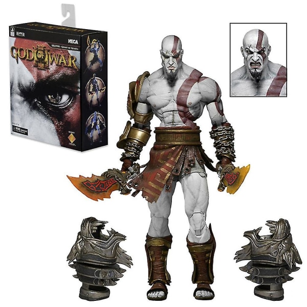 God Of War 3 Ultimate Kratos Action Figurer Samlelegetøj Hjem Dekoration Halloween Fest Rekvisitter-yu
