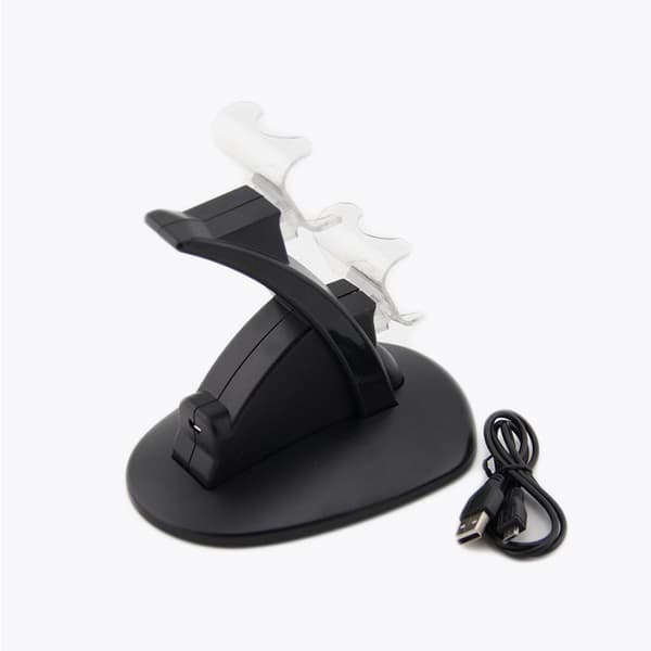 Opladningsstation til PS4 - Oplader Controller / Playstation Controller Sort