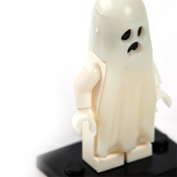 Spøgelsesmodel Actionfigurer Abs Smilende Lysende Rædsel Byggeklodser Legetøj Små Mursten Legetøj Minifigur