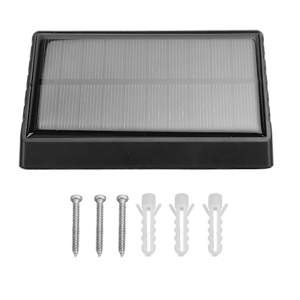 Solcellsdriven Vägglampa Trådlös IP54 Vattentät Automatisk LED Solcellslampa Vägglampa för Trädgård Bakgård Patio Yard Staketstolpe Trappsteg