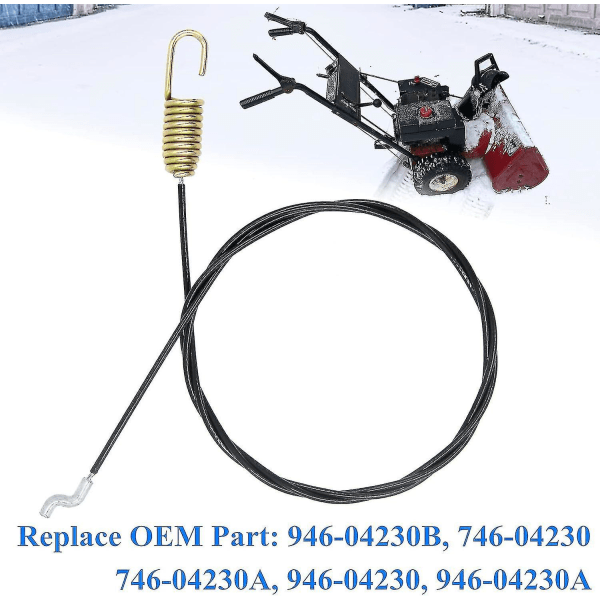 946-04230b Auger Clutch Kabel For Mtd Troy-bilt Yard Machines Yard Man snøfresere 746-04230-yuyu