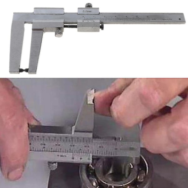 Vernier mittaus Vernier jarrusatula Jarrulevyille Levyjen mittaustyökalut 0-60mm