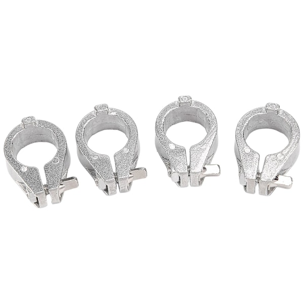 4 st Cymbalstativ Hinged Memory Lock för Trumma 22mm Fäste Rör Kit Montering Hårdvara