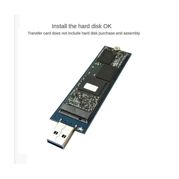 M.2 Ngff Solid State Drive Til Usb3.0 Adapterkort M.2 Sata Protokoll B- Mobil Lagring Bare Kort Ada