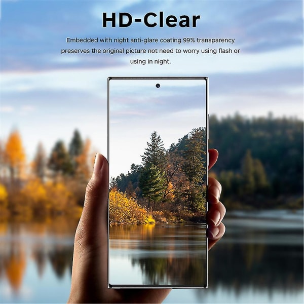 Hærdet glas kameralinsebeskyttelsesfilm til Samsung Galaxy S22 Ultra